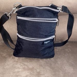 Baggallini black nylon crossbody, preloved, minimal use